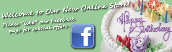 Welcome to our new online store please like us on facebook.